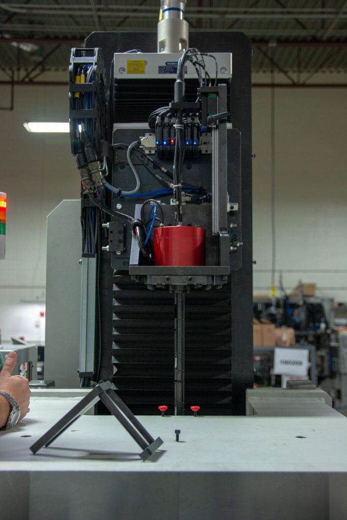 An example +Vantage system using New Way products for determining high precision roundness, position, and cylindricity measurement