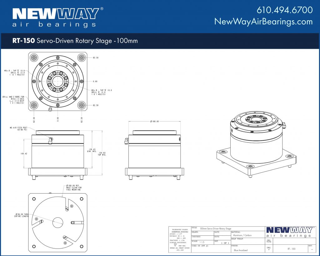 RT-150 Engineering Drawing