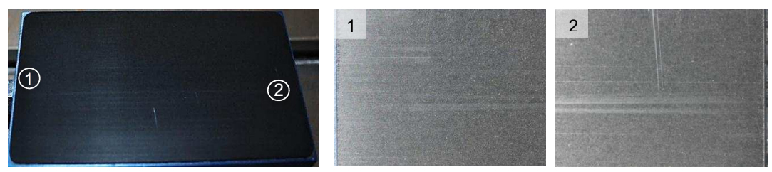 Image of undamaged New Way air bearings after 50 crash simulation tests