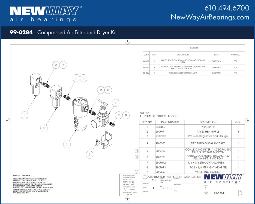 99-0284 Engineering Drawing